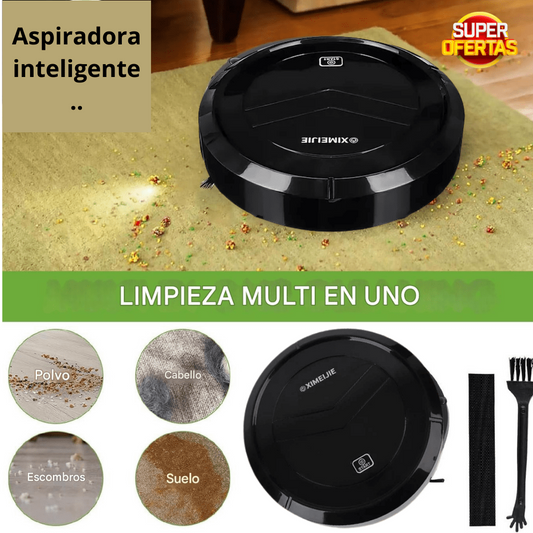 ASPIRADORA ROBOT 3 en 1... ¡Barre, aspira, pasa paño!!🏠✨