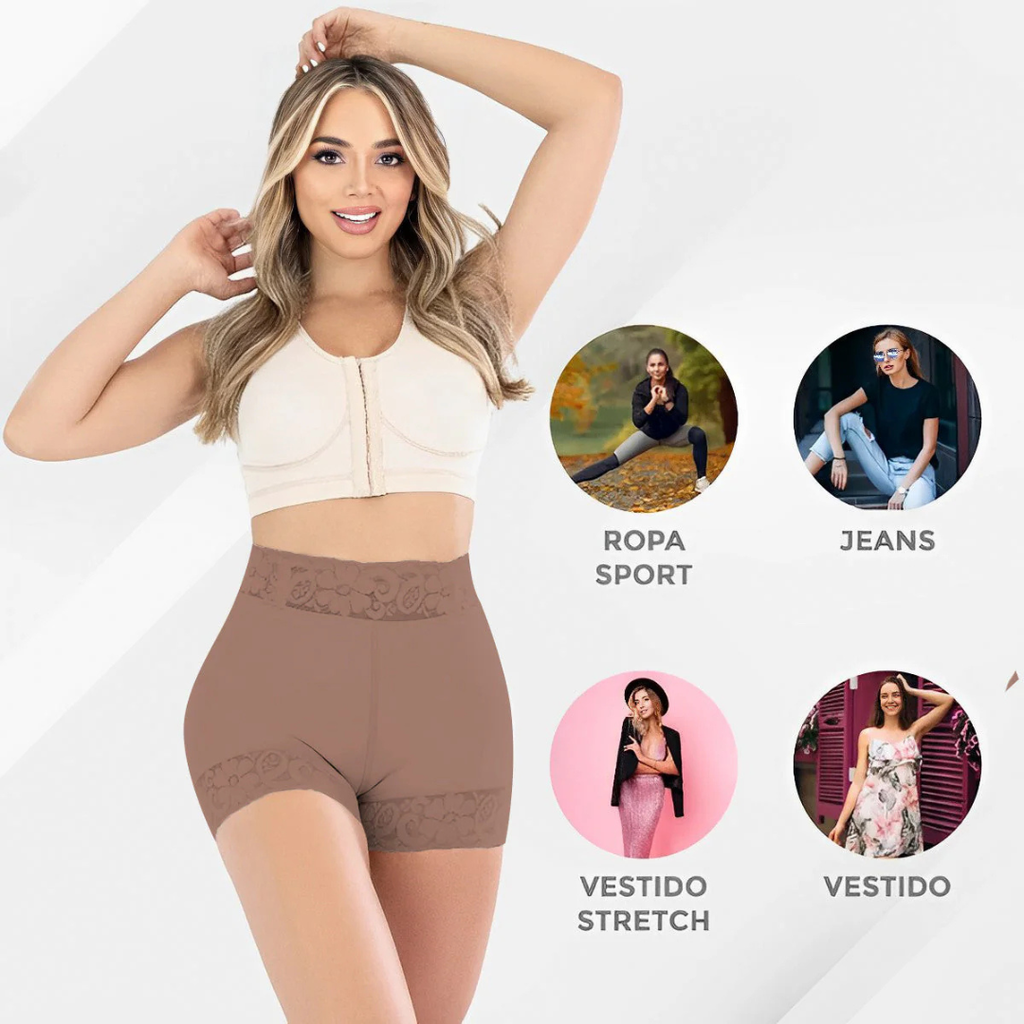 Faja Short corto levanta glúteos ✨